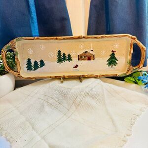 HEARTLAND Christmas Serving Tray